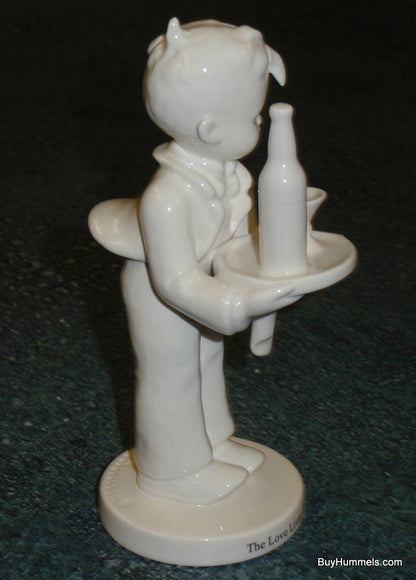 "Waiter" Goebel Hummel Figurine #154/0 - Rare White Club Exclusive (2014)