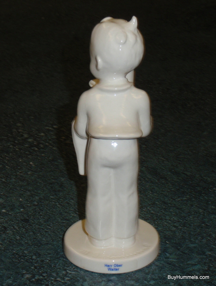 "Waiter" Goebel Hummel Figurine #154/0 - Rare White Club Exclusive (2014)