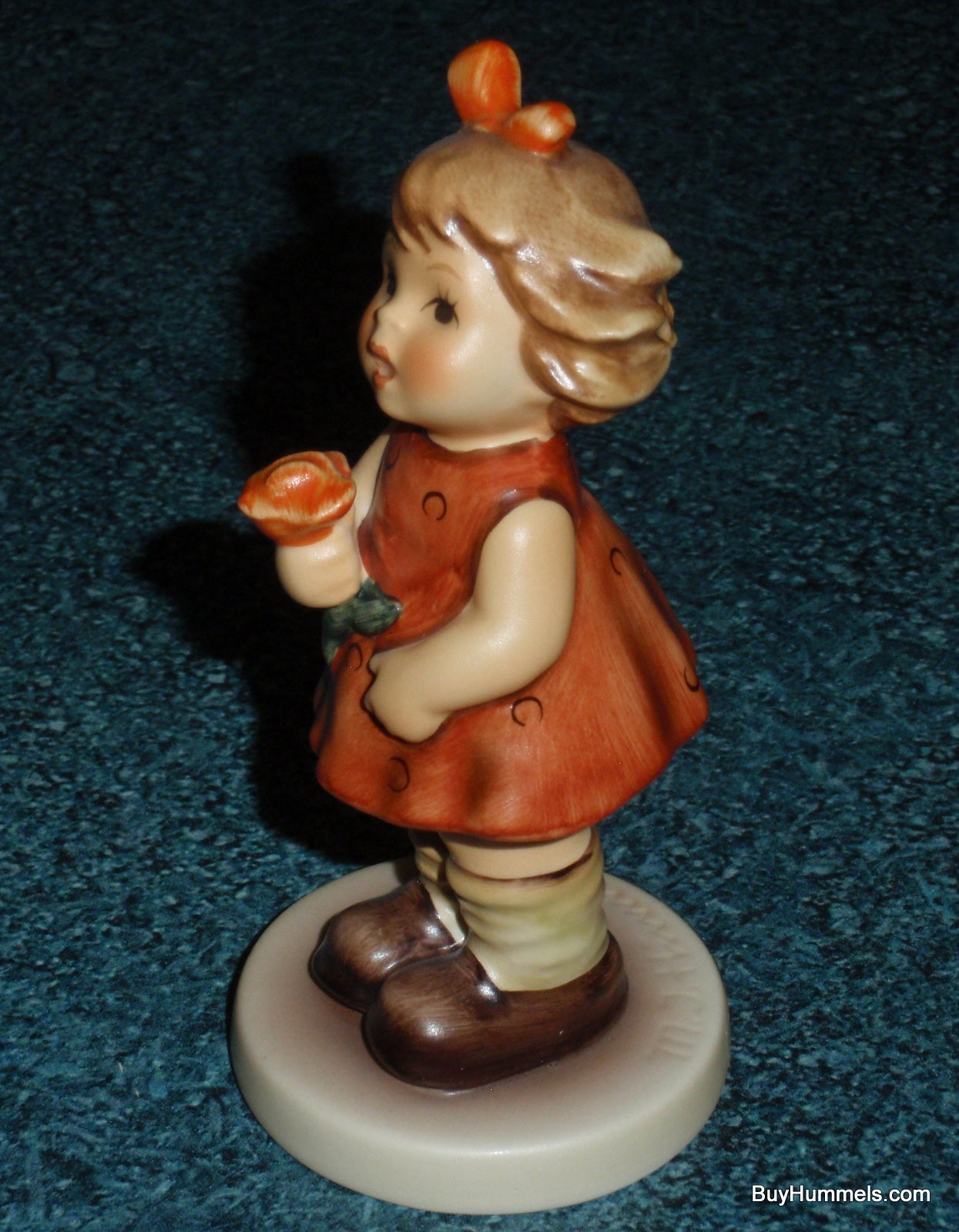 "Roses Are Red" Goebel Hummel Figurine #762 - Cute Valentine's Day Gift!