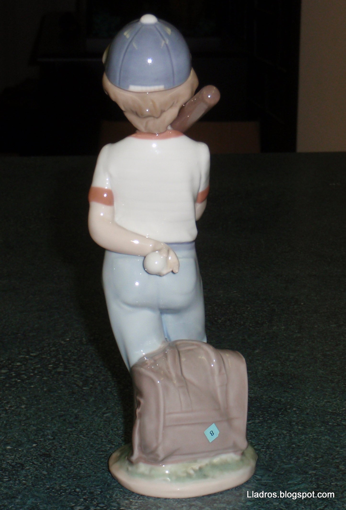 "Can I Play" Lladro Baseball Boy Figurine #7160