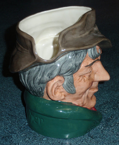 "The Poacher" Royal Doulton Character Toby Jug D6429 - Made In England