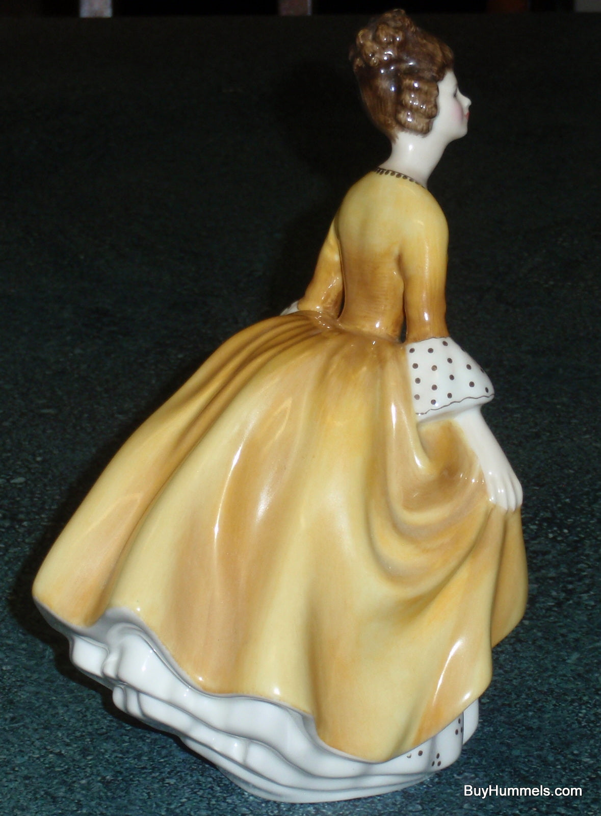 Royal Doulton "Coralie" Figurine Yellow Dress Polka Dots HN2307 Collectible Gift!