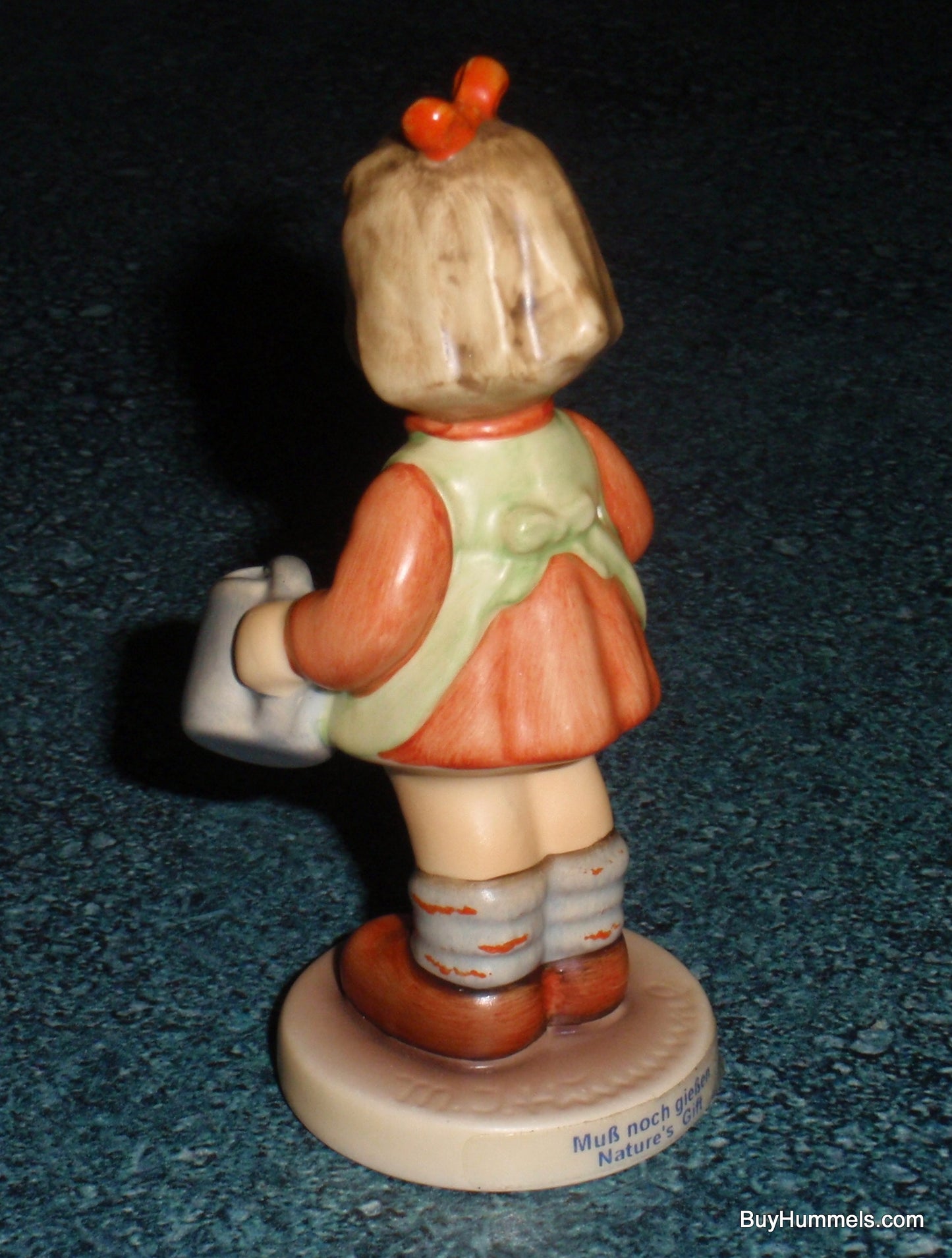 "Nature's Gift" Goebel Hummel Figurine #729 TMK7 - Little Girl With Watering Can!