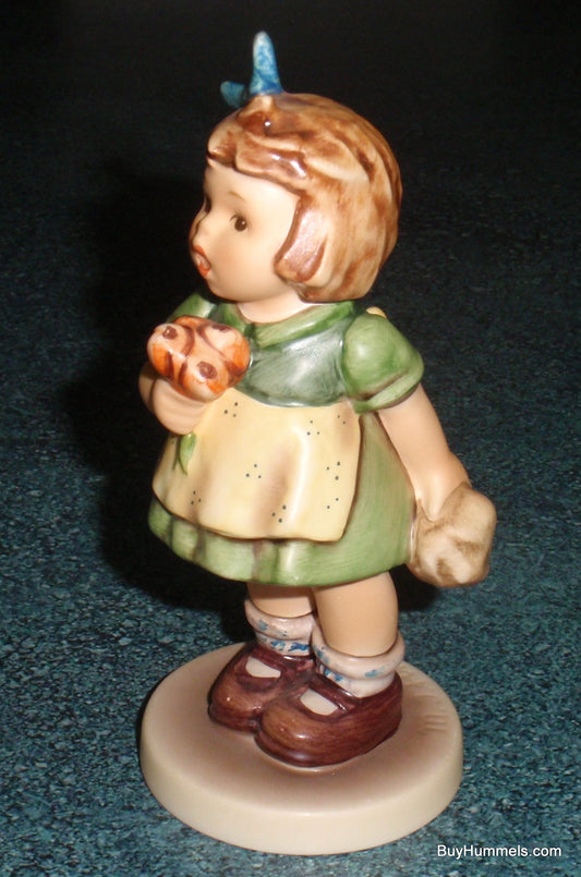 "The Surprise" Goebel Hummel Figurine #431 TMK6 - Little Girl With Flowers CUTE!