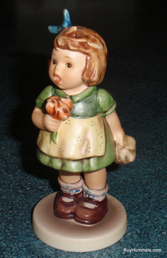 "The Surprise" Goebel Hummel Figurine #431 TMK6 - Little Girl With Flowers CUTE!