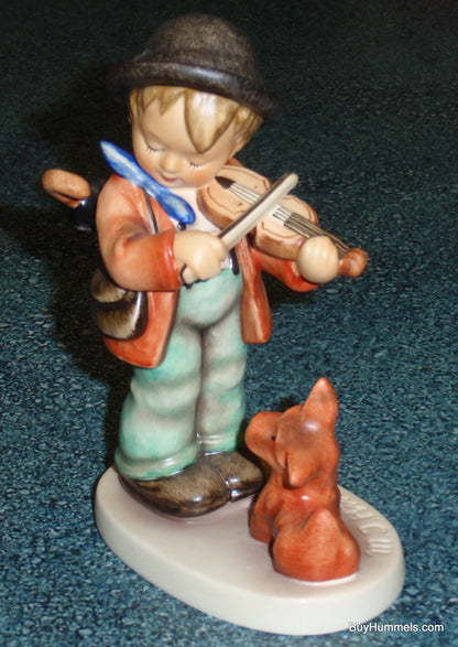 "Puppy Love" Goebel Hummel Figurine #1 Boy With Violin & Puppy Dog!