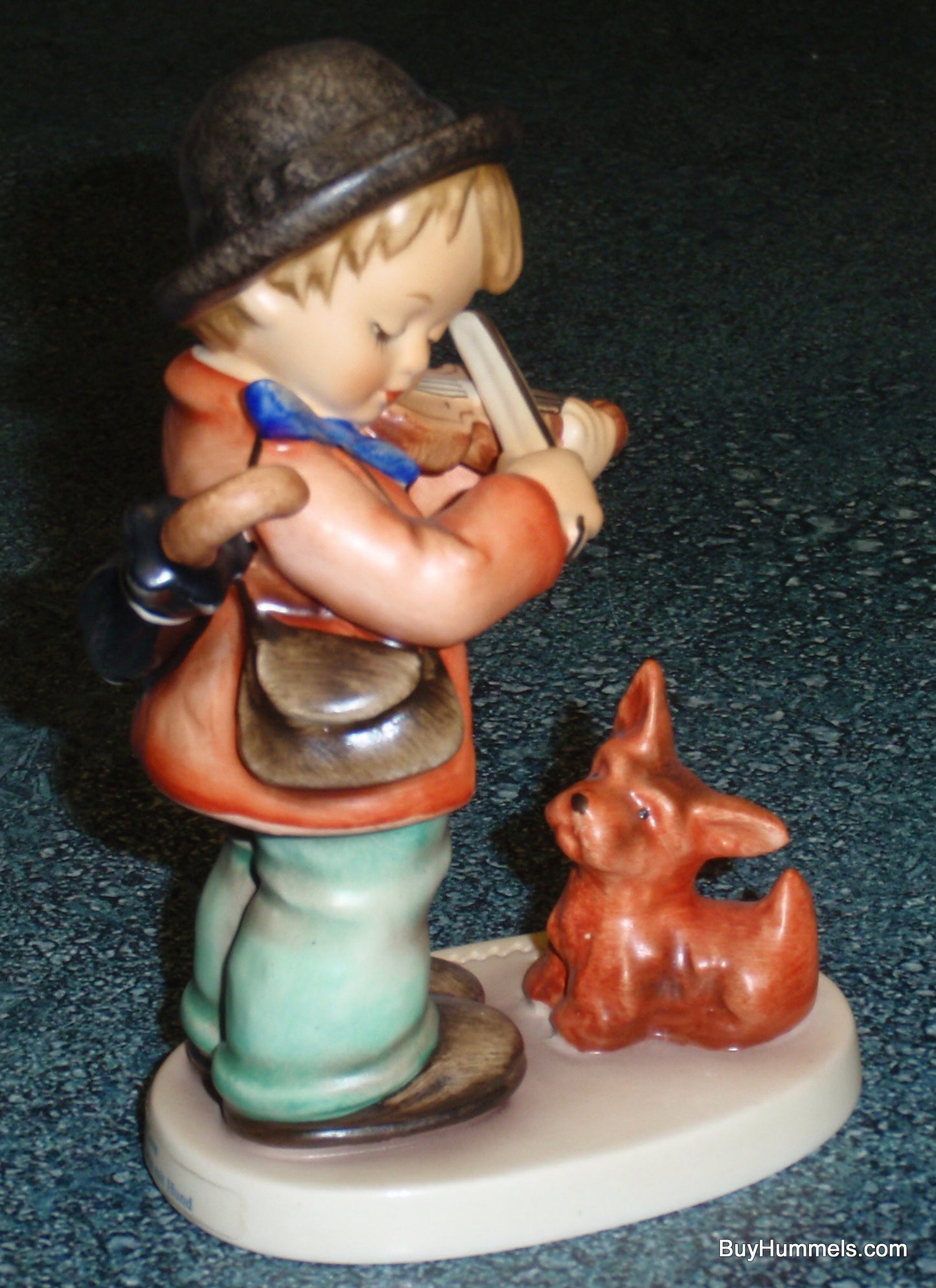 "Puppy Love" Goebel Hummel Figurine #1 Boy With Violin & Puppy Dog!