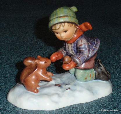 "Playful Pals" Hummel Figurine #2053 Boy With Squirrel - LIMITED EDITION GOEBEL COLLECTIBLE!