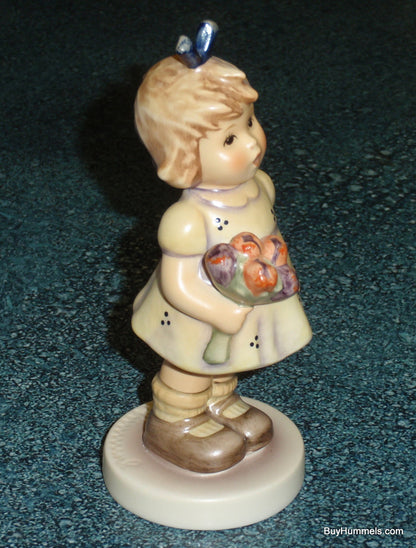 "From My Garden" Goebel Hummel Figurine #795/0 - Little Girl With Bouquet!