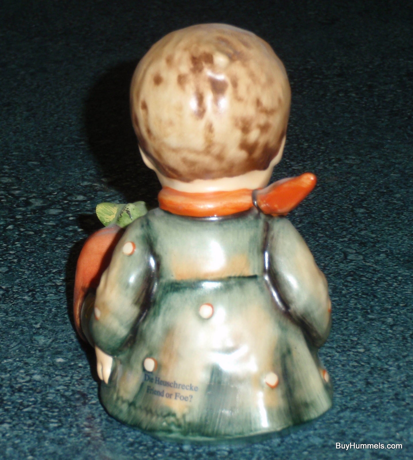 "Friend Or Foe?" Goebel Hummel Figurine #461 - Boy With Grasshopper On His Shoe!