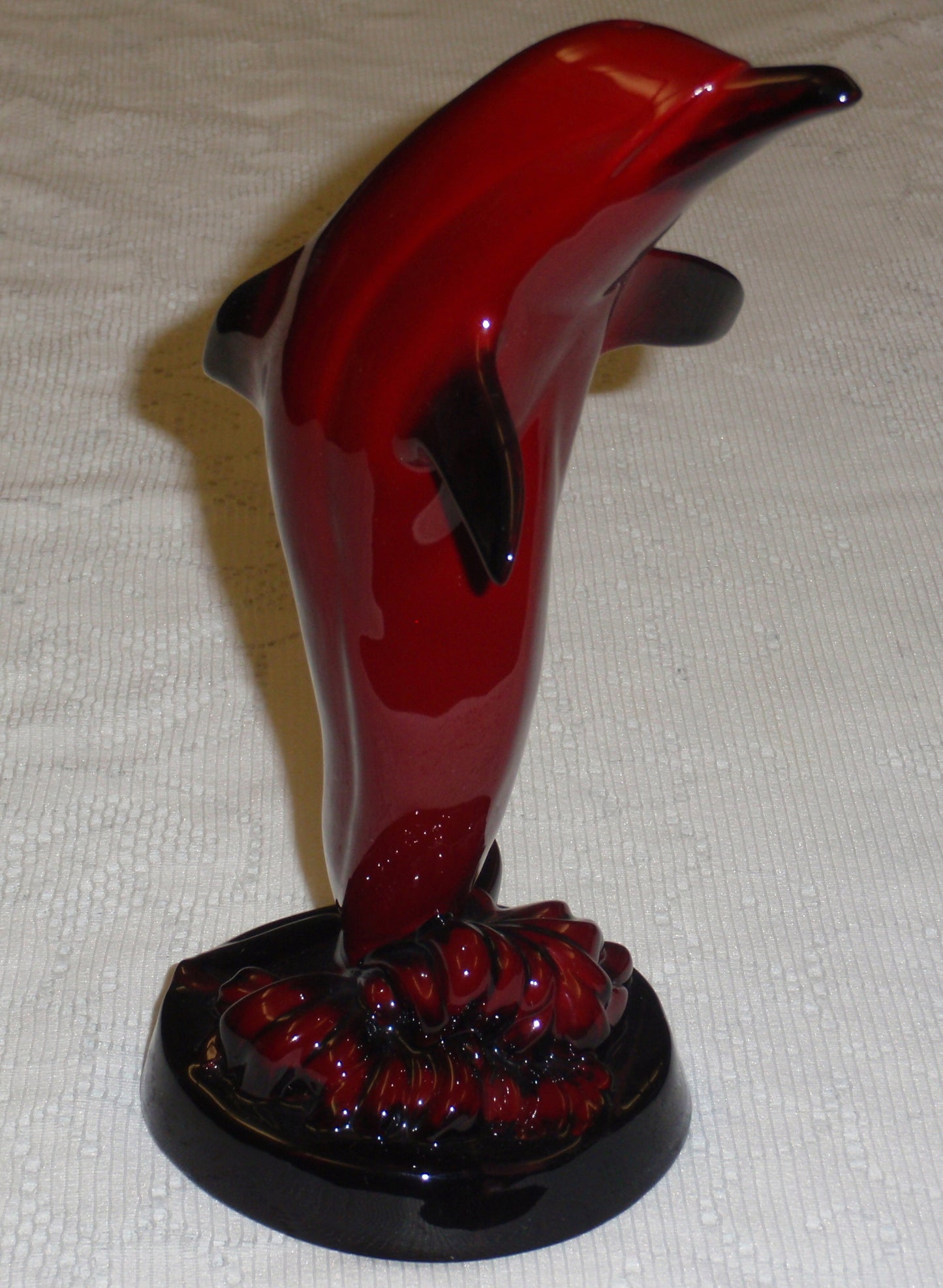 Royal Doulton Flambe Dolphin Collectible Figurine Entitled "The Leap"