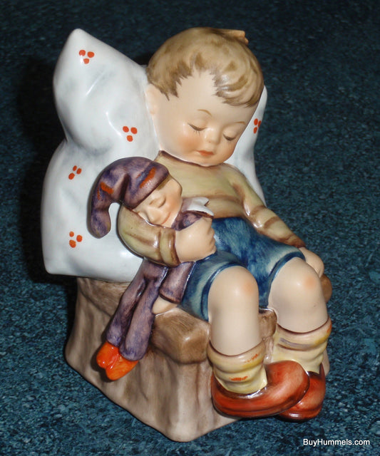 "Just Dozing" Goebel Hummel Figurine #451 - Little Boy Snoozing