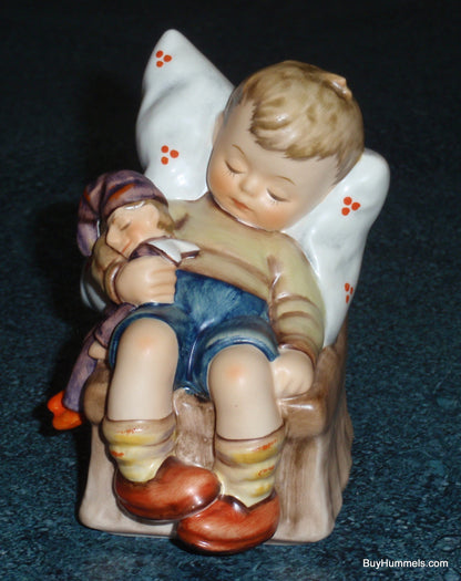 "Just Dozing" Goebel Hummel Figurine #451 - Little Boy Snoozing