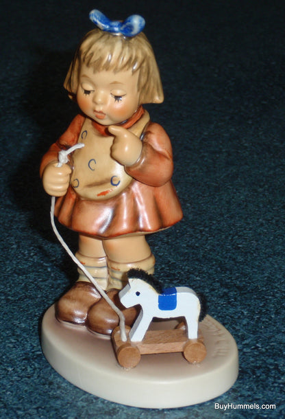 "My Favorite Pony" Goebel Hummel Figurine #2019 - Girl with Toy Horse