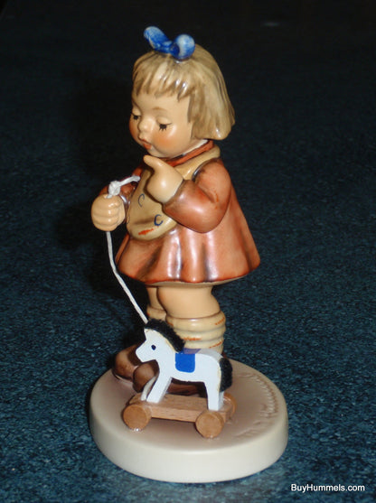 "My Favorite Pony" Goebel Hummel Figurine #2019 - Girl with Toy Horse