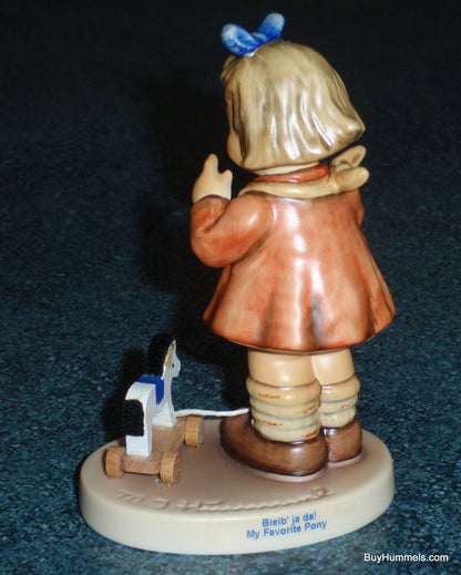 "My Favorite Pony" Goebel Hummel Figurine #2019 - Girl with Toy Horse