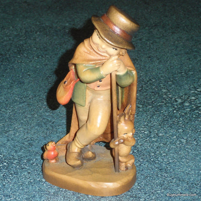 "The Weary Traveler" Anri Wood Carving by Juan Ferrandiz - Signed by Ulrich Bernardi