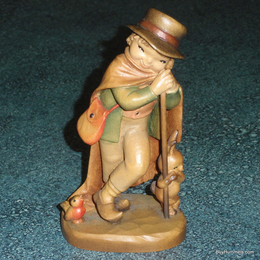 Anri Ferrandiz The Weary Traveler Wood Carving Signed by Ulrich Bernardi