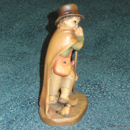 "The Weary Traveler" Anri Wood Carving by Juan Ferrandiz - Signed by Ulrich Bernardi