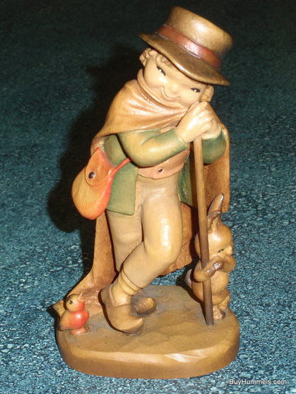"The Weary Traveler" Anri Wood Carving by Juan Ferrandiz - Signed by Ulrich Bernardi