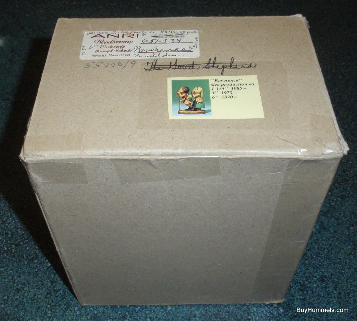 "Reverence" Anri Wood Carving by Juan Ferrandiz - Signed by Ulrich Bernardi