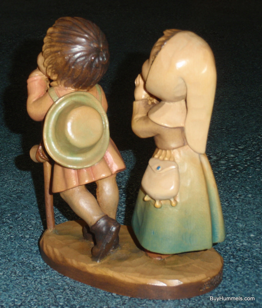 "Reverence" Anri Wood Carving by Juan Ferrandiz - Signed by Ulrich Bernardi