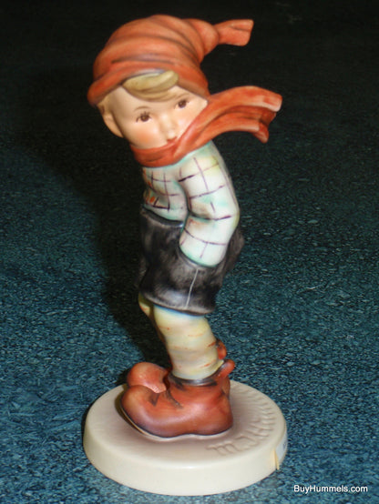 "March Winds" Goebel Hummel Figurine #43 - Boy On Windy Day COLLECTIBLE GIFT!