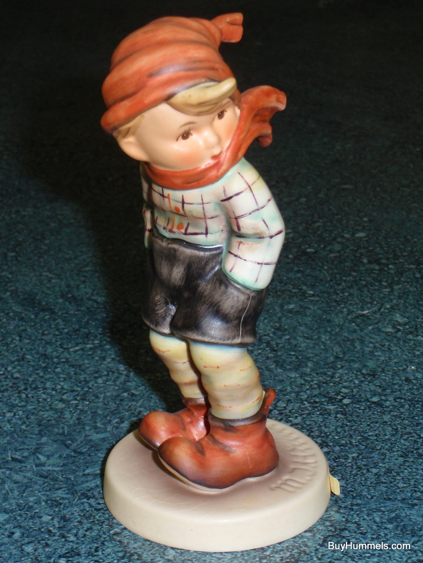 "March Winds" Goebel Hummel Figurine #43 - Boy On Windy Day COLLECTIBLE GIFT!