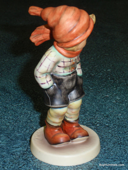 "March Winds" Goebel Hummel Figurine #43 - Boy On Windy Day COLLECTIBLE GIFT!