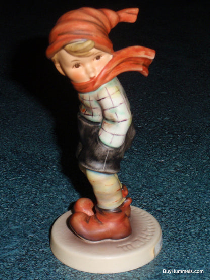 "March Winds" Goebel Hummel Figurine #43 - Boy On Windy Day COLLECTIBLE GIFT!