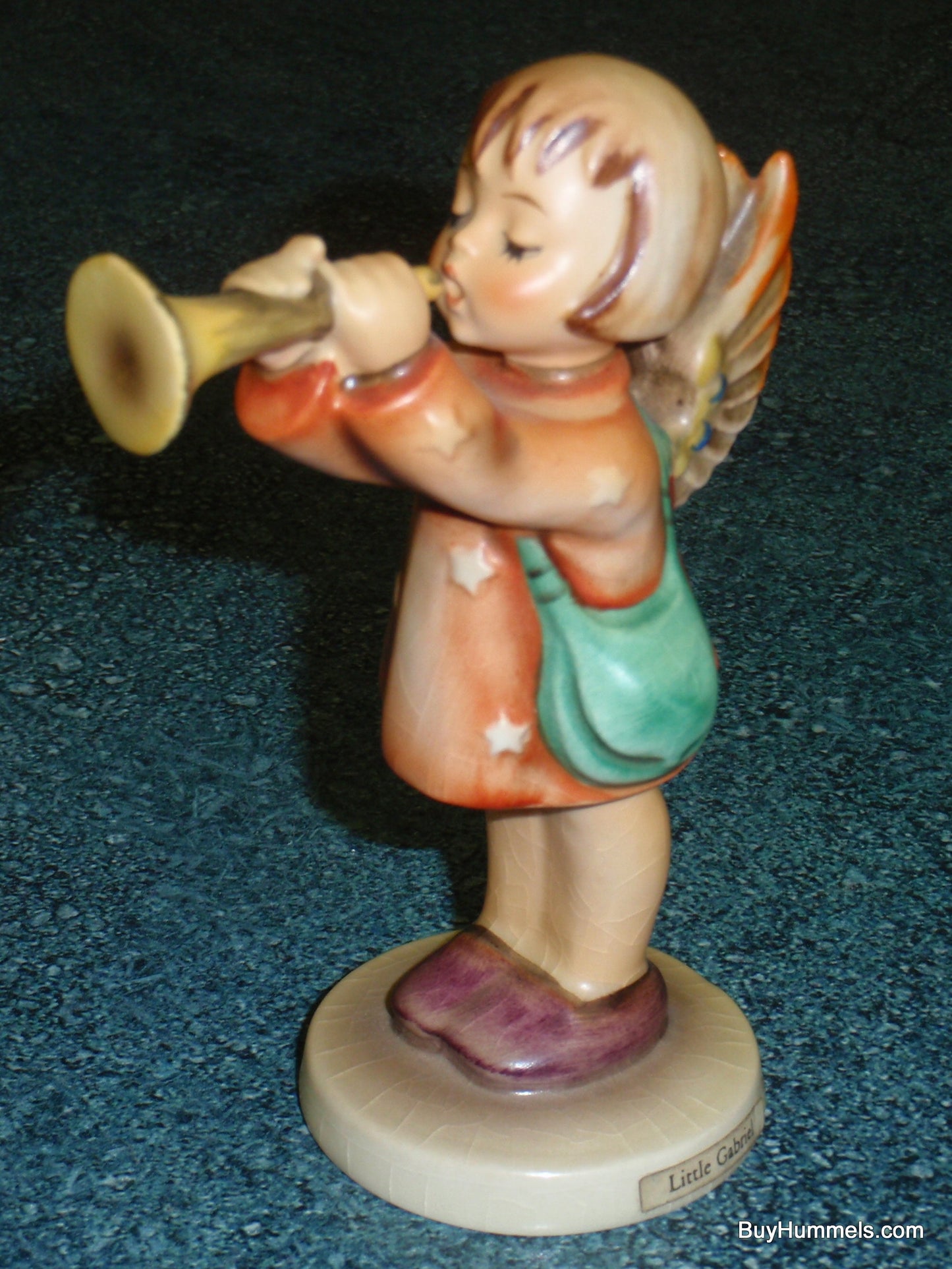 "Little Gabriel" Goebel Hummel Angel Collectible Figurine With Horn #32