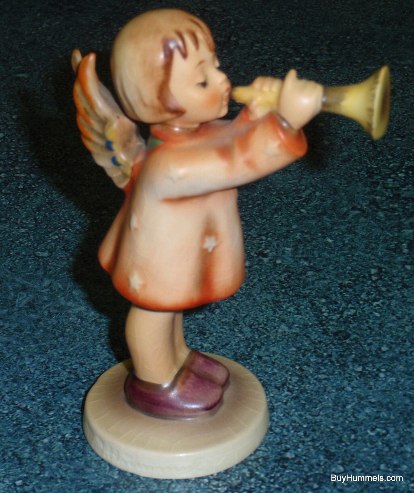 "Little Gabriel" Goebel Hummel Angel Collectible Figurine With Horn #32