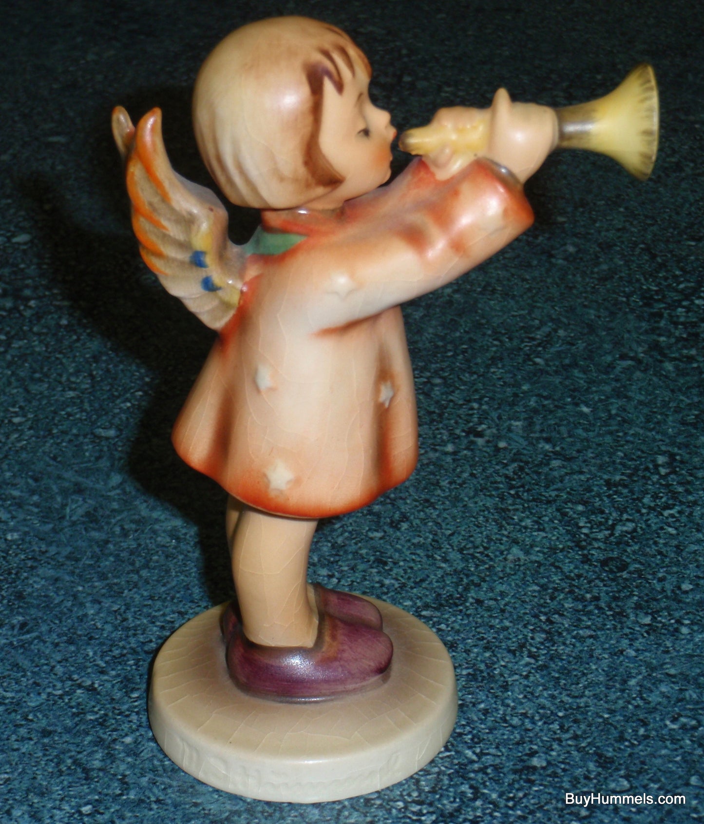 "Little Gabriel" Goebel Hummel Angel Collectible Figurine With Horn #32