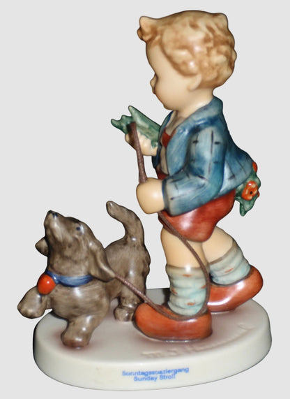 "Sunday Stroll" Goebel Hummel Figurine #2237 - TMK8 Limited Edition (4.5")