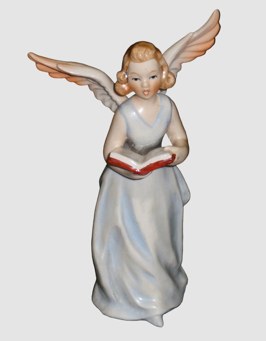 Goebel HE 36 A Choir Angel with Song Book Singing Hymnal Figurine Germany