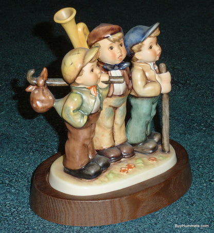 "Traveling Trio" Goebel Hummel Figurine #787 - Three Boys On An Adventure In The Woods