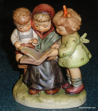 "Storybook Time" Hummel Figurine #458 Mother Reading To Children!