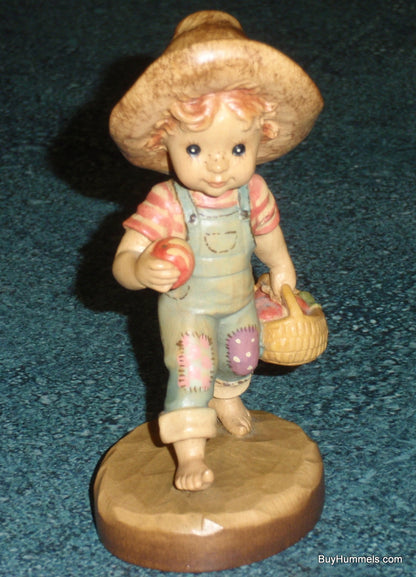 ANRI Sarah Kay Set: "Apple of My Eye" & "Dad's Helper" with Tree Display - Rare