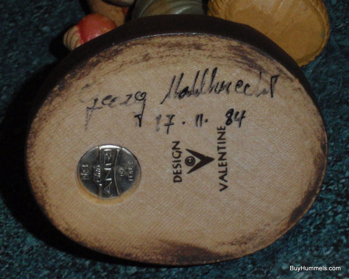 ANRI Sarah Kay Set: "Apple of My Eye" & "Dad's Helper" with Tree Display - Rare