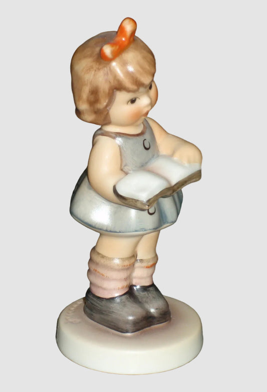 "Once Upon A Time" #2051/A Goebel Hummel Figurine - Little Girl Reading A Book - Adorable Gift!