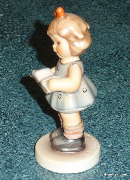 "Once Upon A Time" #2051/A Goebel Hummel Figurine - Little Girl Reading A Book - Adorable Gift!