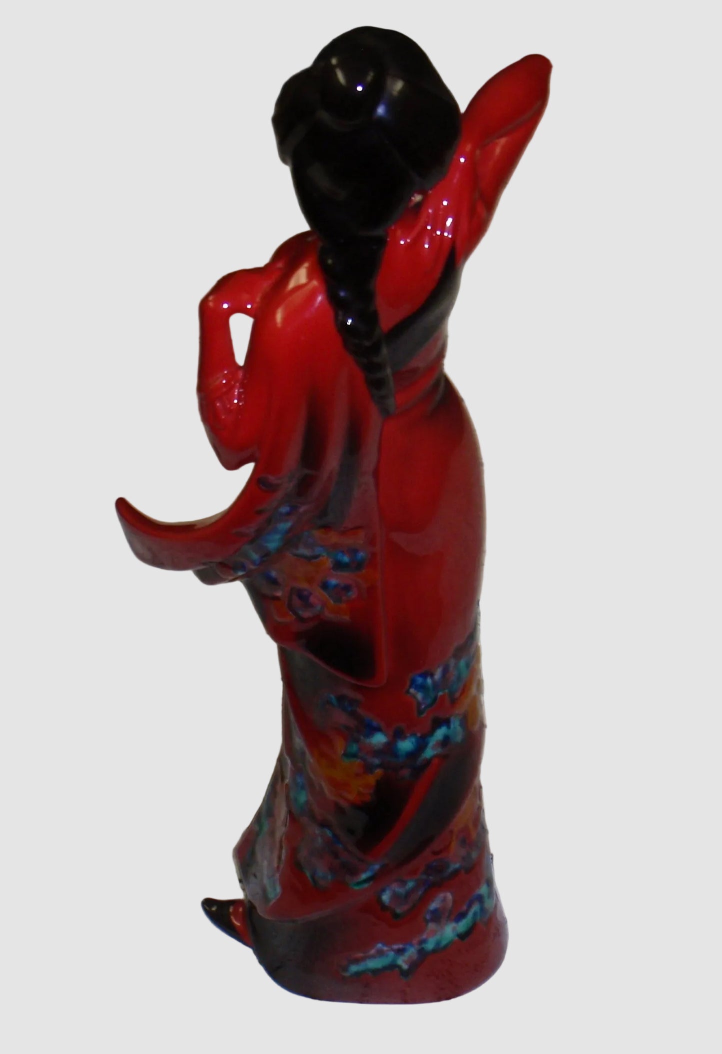 "Eastern Grace" Royal Doulton Flambe Red Figurine HN3683