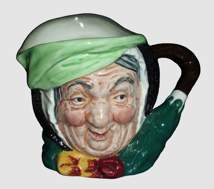 "Sairey Gamp" Royal Doulton Character Jug D5528 - Toby Mug (3.5")