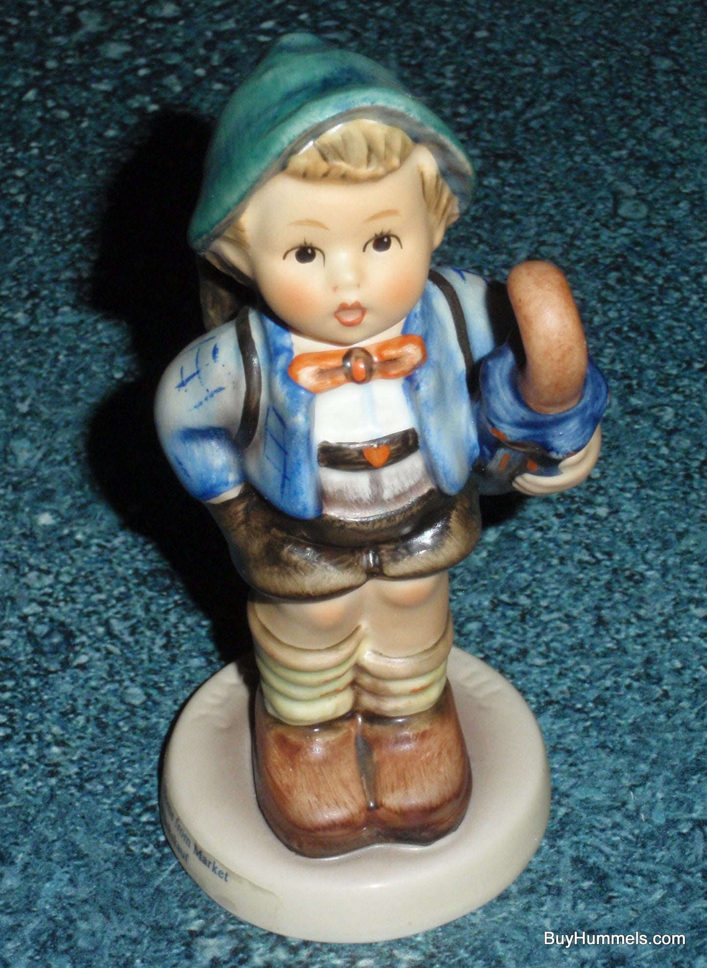 "Home From Market" Goebel Hummel Figurine #198 2/0 - Little Boy With Piglet!