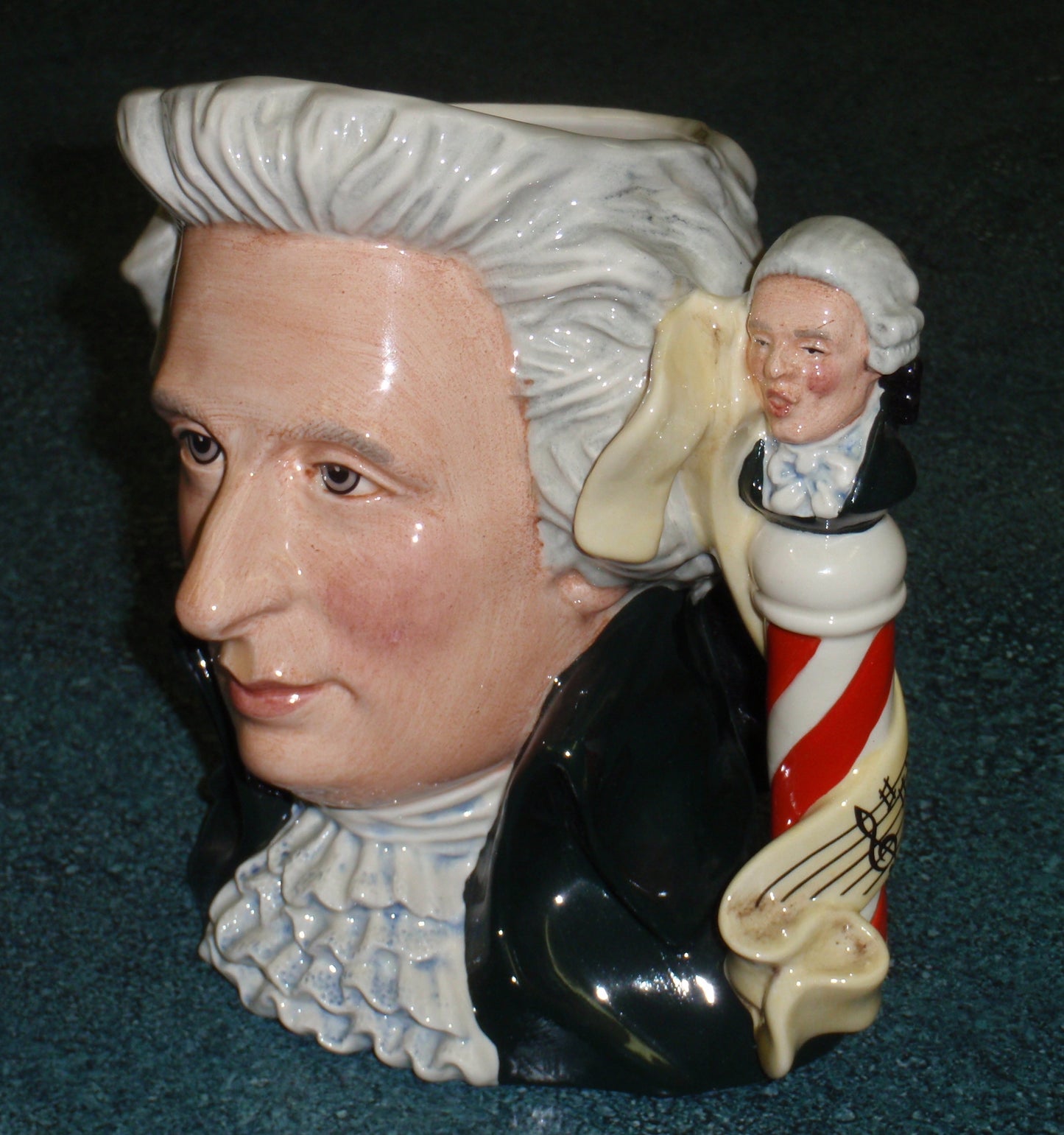 "Wolfgang Amadeus Mozart" Royal Doulton Character Toby Jug D7031