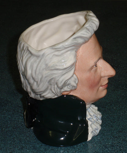"Wolfgang Amadeus Mozart" Royal Doulton Character Toby Jug D7031