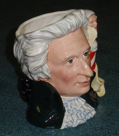 "Wolfgang Amadeus Mozart" Royal Doulton Character Toby Jug D7031