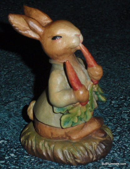 3" Anri Peter Rabbit Figurine - Peter Eating Two Carrots - Vintage F. Warne Collectible Gift From Italy!