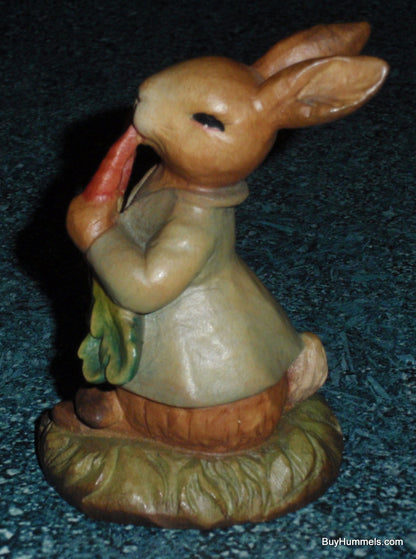 3" Anri Peter Rabbit Figurine - Peter Eating Two Carrots - Vintage F. Warne Collectible Gift From Italy!