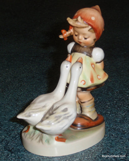 "Goose Girl" Goebel Hummel Figurine #47 3/0 - Little Girl With Two Geese!